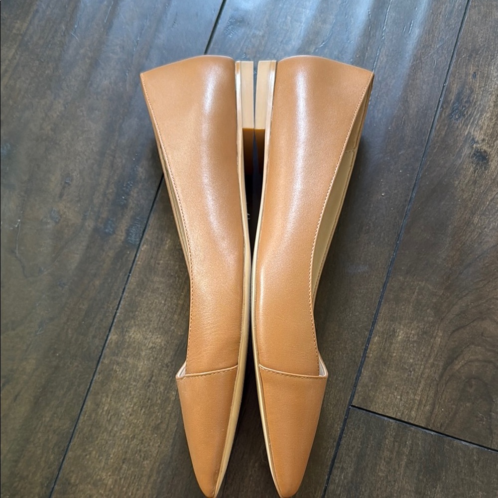 Stuart Weitzman Avenue Leather Ballet Flats - Picture 4 of 7